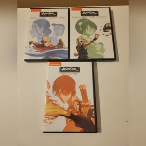 Avatar The Last Air Bender 1-3 DVDs
